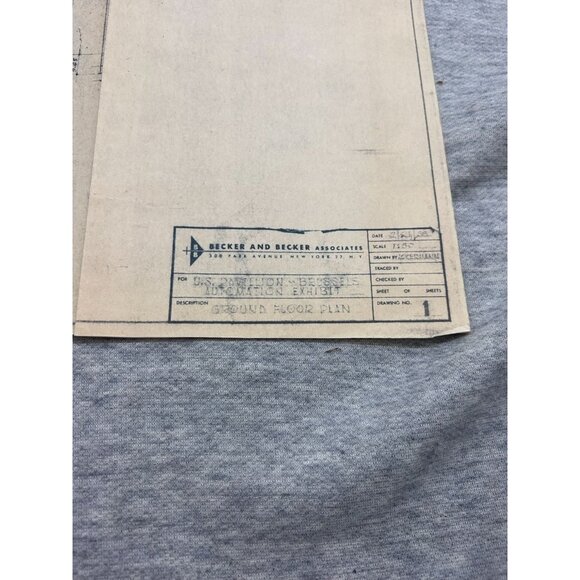 Becker and Becker Association 300 Park Avenue New York 17 Blue Print - Picture 2 of 7